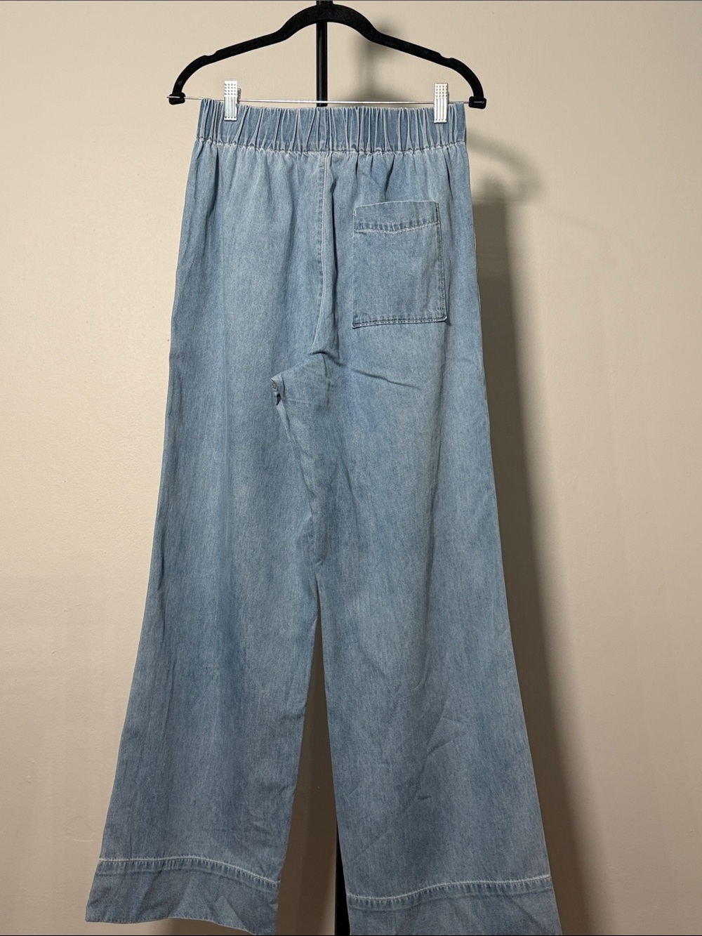 NWOT New JCrew Astrid pant in chambray - Picture 3 of 5
